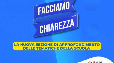 Facciamo chiarezza, la nuova sezione sul sito del MIM